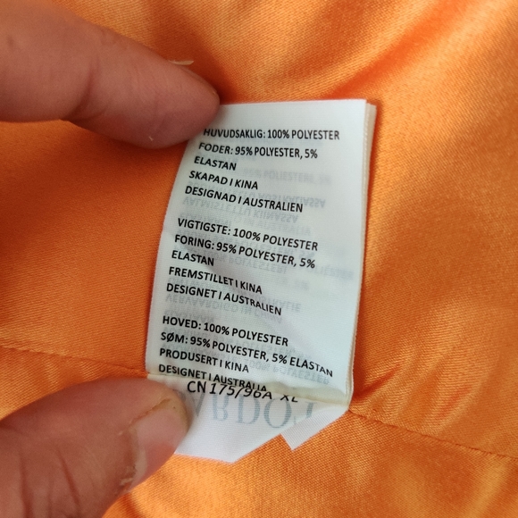 BNWT BARDOT|| SUNSET ORANGE Crop top/ bralette Size 14 - Picture 3 of 11